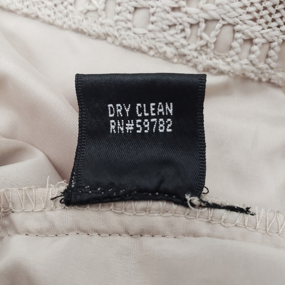 Adrianna Papell Ivory Floral Overlay Crochet Shift Dress - Picture 8 of 8